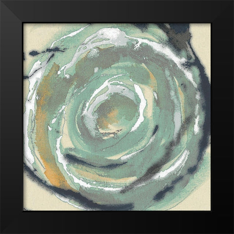 Flora III Black Modern Wood Framed Art Print by Jasper, Sisa