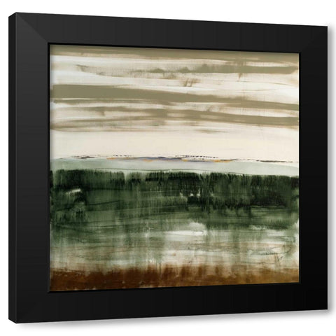 Juncture I Black Modern Wood Framed Art Print by Jasper, Sisa