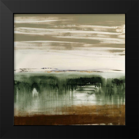 Juncture II Black Modern Wood Framed Art Print by Jasper, Sisa