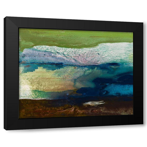 Free Rein I Black Modern Wood Framed Art Print by Jasper, Sisa