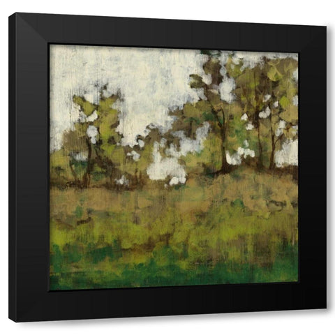 Meadow Lands I Black Modern Wood Framed Art Print by Goldberger, Jennifer