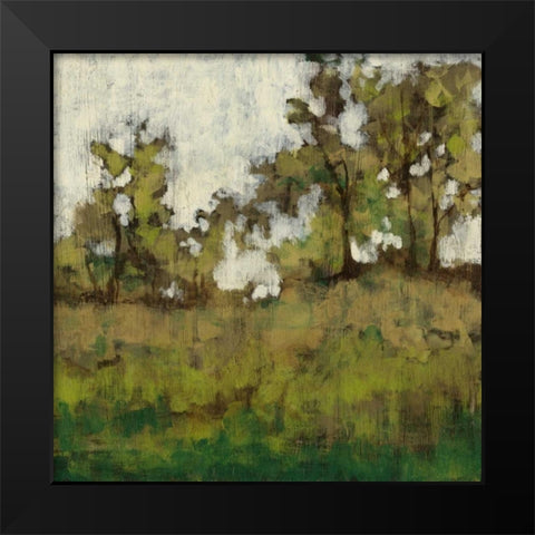 Meadow Lands I Black Modern Wood Framed Art Print by Goldberger, Jennifer