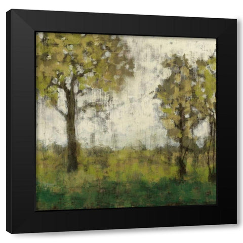 Meadow Lands II Black Modern Wood Framed Art Print with Double Matting by Goldberger, Jennifer