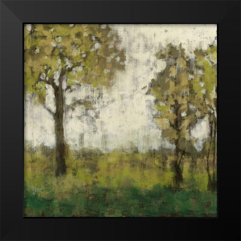 Meadow Lands II Black Modern Wood Framed Art Print by Goldberger, Jennifer