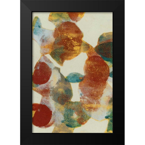 Shape Shift I Black Modern Wood Framed Art Print by Goldberger, Jennifer