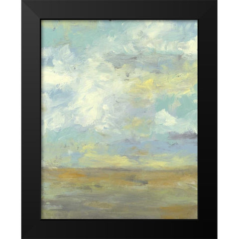 Cloud Stack I Black Modern Wood Framed Art Print by Goldberger, Jennifer