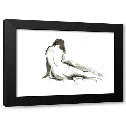 Ink Figure Study II Black Modern Wood Framed Art Print by Harper, Ethan