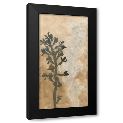 Contrary II Black Modern Wood Framed Art Print with Double Matting by Meagher, Megan