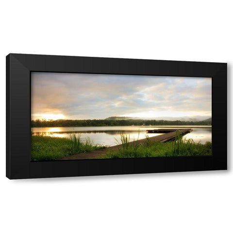 Studio View Black Modern Wood Framed Art Print by Head, Danny