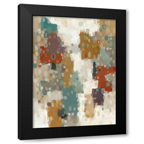 Boerum I Black Modern Wood Framed Art Print with Double Matting by Zarris, Chariklia