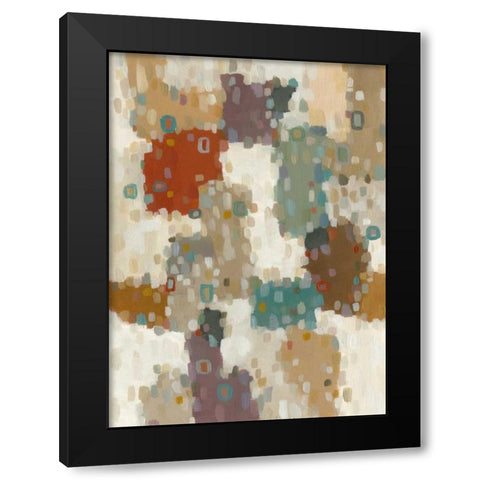 Boerum II Black Modern Wood Framed Art Print with Double Matting by Zarris, Chariklia