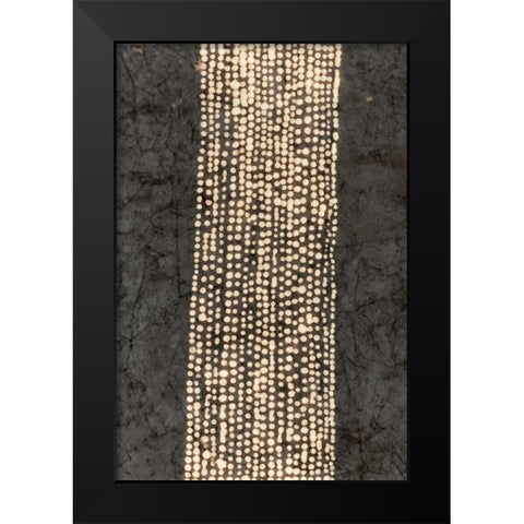 Primitive Patterns VI Black Modern Wood Framed Art Print by Stramel, Renee W.