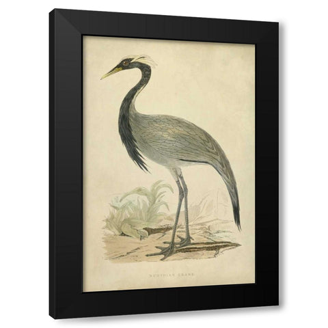 Morris Crane II Black Modern Wood Framed Art Print by Morris