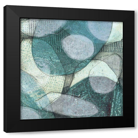 Intersected II Black Modern Wood Framed Art Print by Goldberger, Jennifer