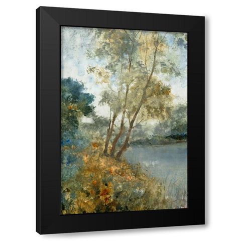 Ethereal Waters I Black Modern Wood Framed Art Print with Double Matting by OToole, Tim