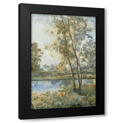 Ethereal Waters II Black Modern Wood Framed Art Print with Double Matting by OToole, Tim