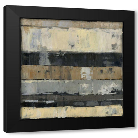 Below the Surface II Black Modern Wood Framed Art Print with Double Matting by Meagher, Megan