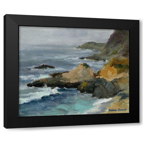 Bodega Head Black Modern Wood Framed Art Print by Chenault, Barbara
