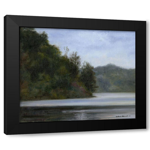 Quiet Solitude Black Modern Wood Framed Art Print with Double Matting by Chenault, Barbara