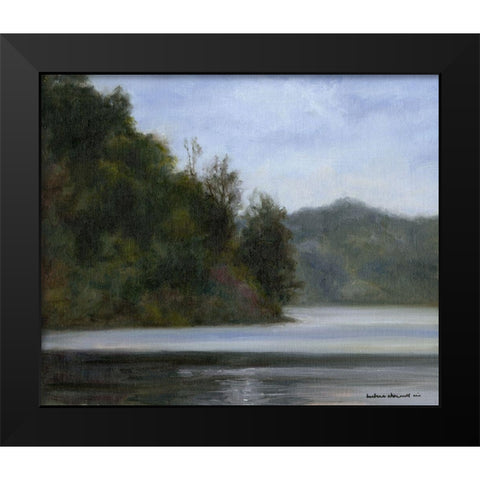 Quiet Solitude Black Modern Wood Framed Art Print by Chenault, Barbara