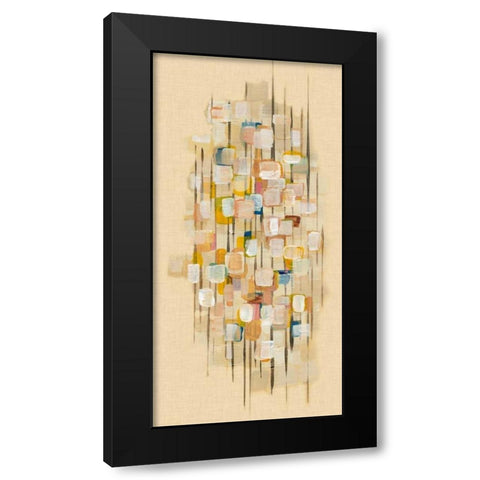 City Map I Black Modern Wood Framed Art Print with Double Matting by McMullen, Charles