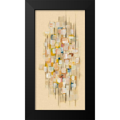 City Map I Black Modern Wood Framed Art Print by McMullen, Charles