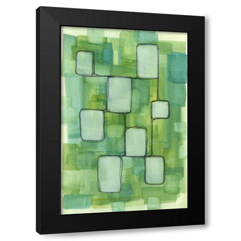 Meadow Light II Black Modern Wood Framed Art Print with Double Matting by McMullen, Charles