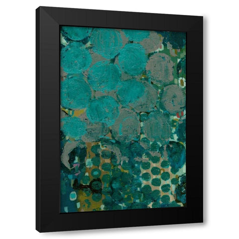 Callais I Black Modern Wood Framed Art Print with Double Matting by Zarris, Chariklia