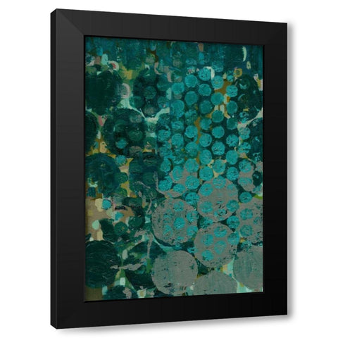 Callais II Black Modern Wood Framed Art Print with Double Matting by Zarris, Chariklia