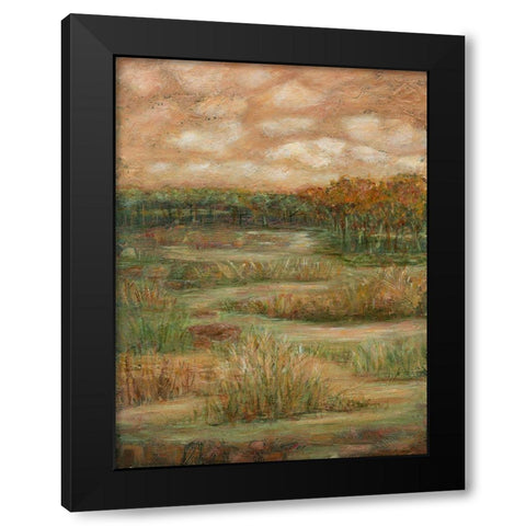 Autumn Sky I Black Modern Wood Framed Art Print by Crawford, Beverly