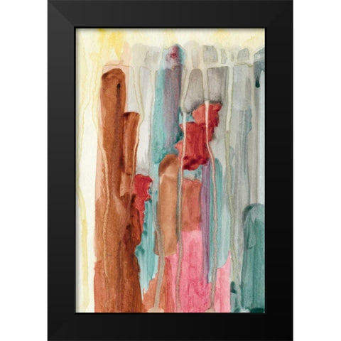 Evening Lights I Black Modern Wood Framed Art Print by McMullen, Charles