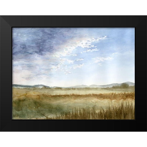 Montana Horizon I Black Modern Wood Framed Art Print by Meagher, Megan