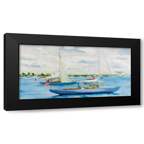 Fun and Lala Black Modern Wood Framed Art Print by Crain, Curt