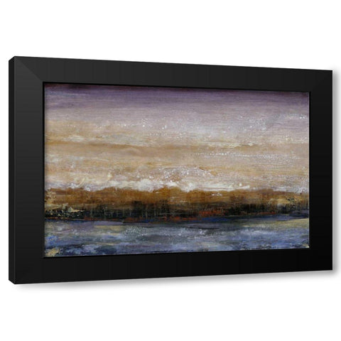 Water Flow II Black Modern Wood Framed Art Print with Double Matting by OToole, Tim