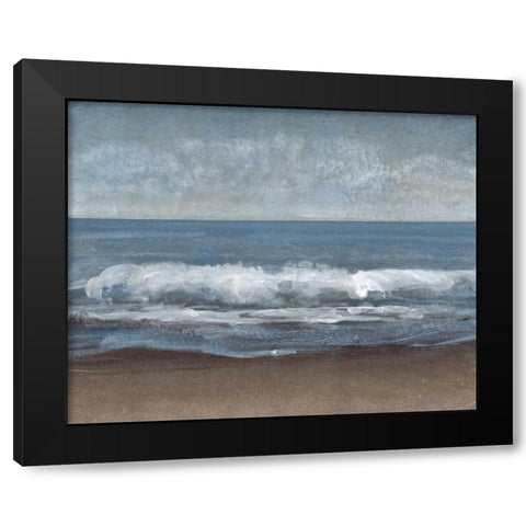 Lingering Grey I Black Modern Wood Framed Art Print by OToole, Tim