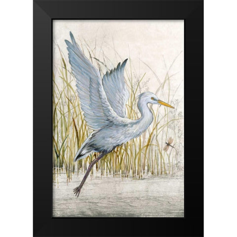 Heron Sanctuary I Black Modern Wood Framed Art Print by OToole, Tim