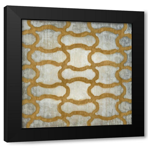 Spectrum Symmetry I Black Modern Wood Framed Art Print with Double Matting by Zarris, Chariklia