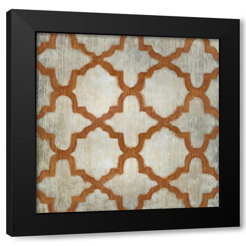 Spectrum Symmetry V Black Modern Wood Framed Art Print with Double Matting by Zarris, Chariklia