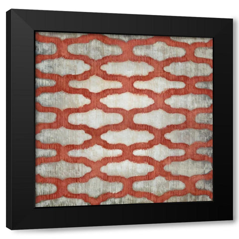 Spectrum Symmetry VI Black Modern Wood Framed Art Print with Double Matting by Zarris, Chariklia