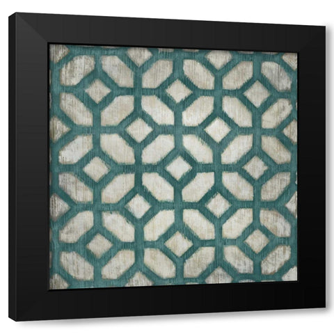 Spectrum Symmetry IX Black Modern Wood Framed Art Print with Double Matting by Zarris, Chariklia