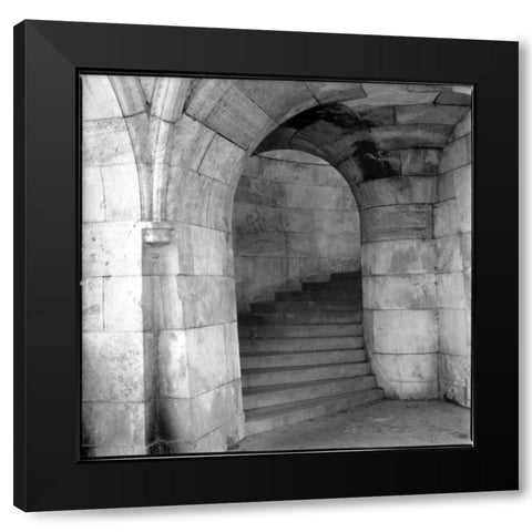 Architecture Detail II Budapest Black Modern Wood Framed Art Print by DeNardo, Laura