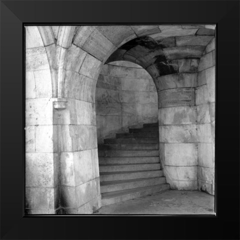 Architecture Detail II Budapest Black Modern Wood Framed Art Print by DeNardo, Laura