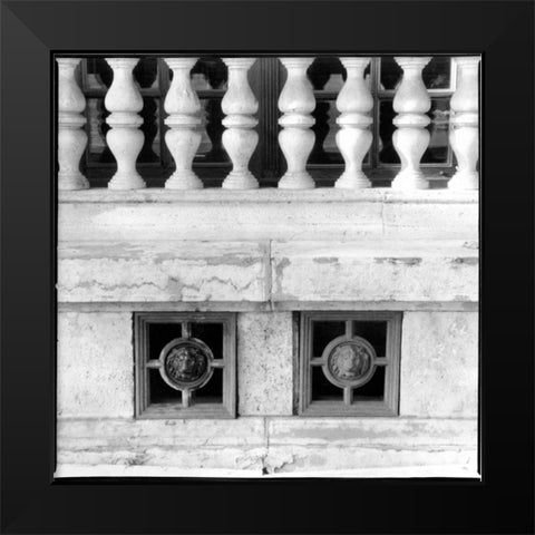 Architecture Detail III Budapest Black Modern Wood Framed Art Print by DeNardo, Laura