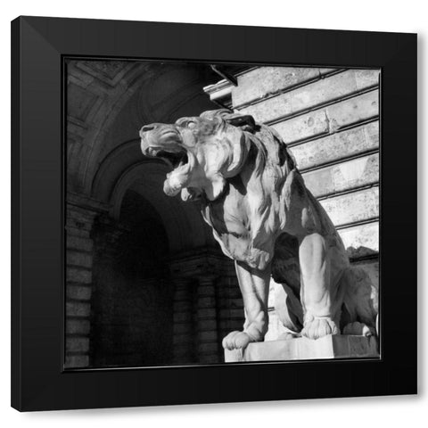 Architecture Detail VI Budapest Black Modern Wood Framed Art Print with Double Matting by DeNardo, Laura