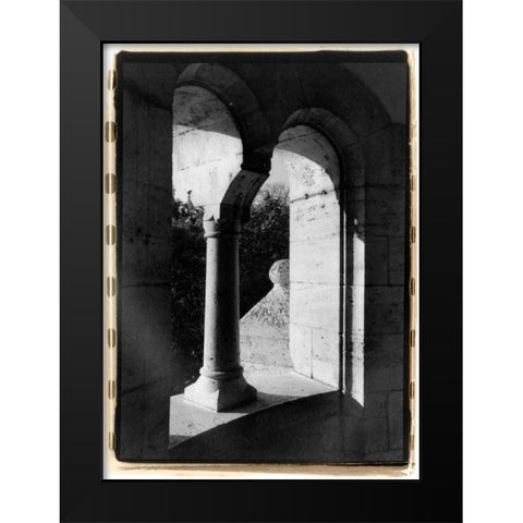 Fishermans Bastion III Budapest Black Modern Wood Framed Art Print by DeNardo, Laura