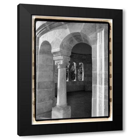 Fishermans Bastion IV Budapest Black Modern Wood Framed Art Print by DeNardo, Laura