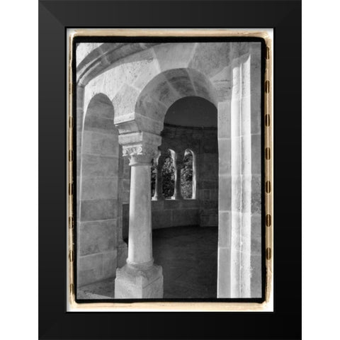 Fishermans Bastion IV Budapest Black Modern Wood Framed Art Print by DeNardo, Laura