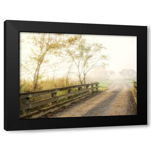 Crossing Over Black Modern Wood Framed Art Print by Head, Danny