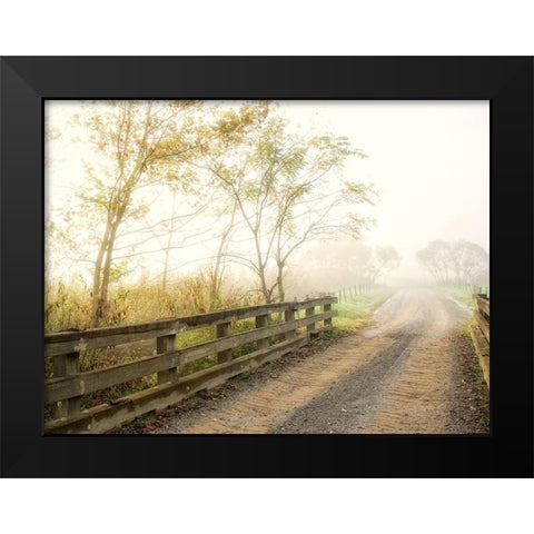Crossing Over Black Modern Wood Framed Art Print by Head, Danny