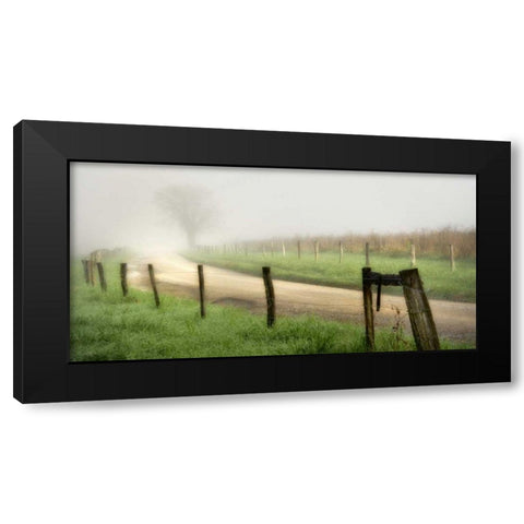 Around the Bend Black Modern Wood Framed Art Print by Head, Danny